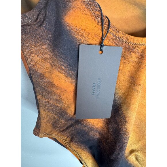 NWT Skims X Roberto Cavalli Scoop Neck One Piece In Tiger Face Print Size XL - Picture 10 of 16